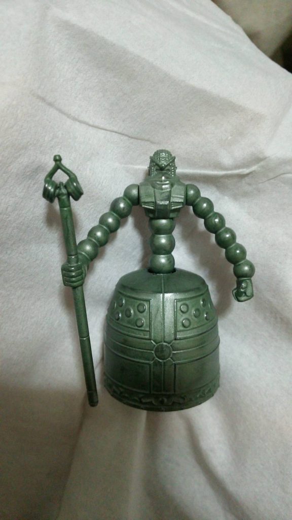 ティッシュで磨きました