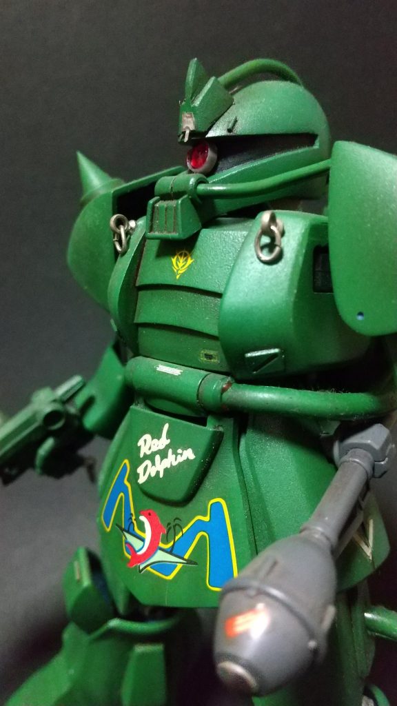 過去作の為、経過写真はありませんが、旧キットの頭部を結構いじってるはずつか手を入れてない所は無い