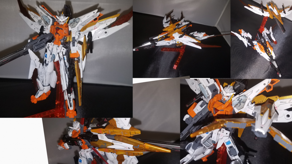 ビーストモード制御ユニットとして追加武装がある
ユニット名
「ライザーブースター・龍」
単独支援機とし援護攻撃や不意討ち攻撃もする。
キュリオス本体とのドッキングをすることでエネルギー制御と追加の加速力を手にすることができる
※この時のスピードはトランザム∞中のダブルオースカイと同様のスピードくらいと想定される
ドッキング時の機体の名前
「キュリオスガンダム・天龍(てんりゅう)」
武装説明
GNビームバスターライフル
※ロングレンジを想定し地上から大気圏外の敵おも狙撃できる。
※モードによってはヴァーチェのGNバズーカなみの破壊力があるが射程は落ちる。
GNクローシールド×1
※キュリオスが使用してたクローと同じだがニードルは出ないためそのまま粉砕に使われる
GNクレッセントムーンボウ
※あらゆる防御しても意味をなさないくらいの攻撃ができるが一発か二発しか撃つことしかできない。