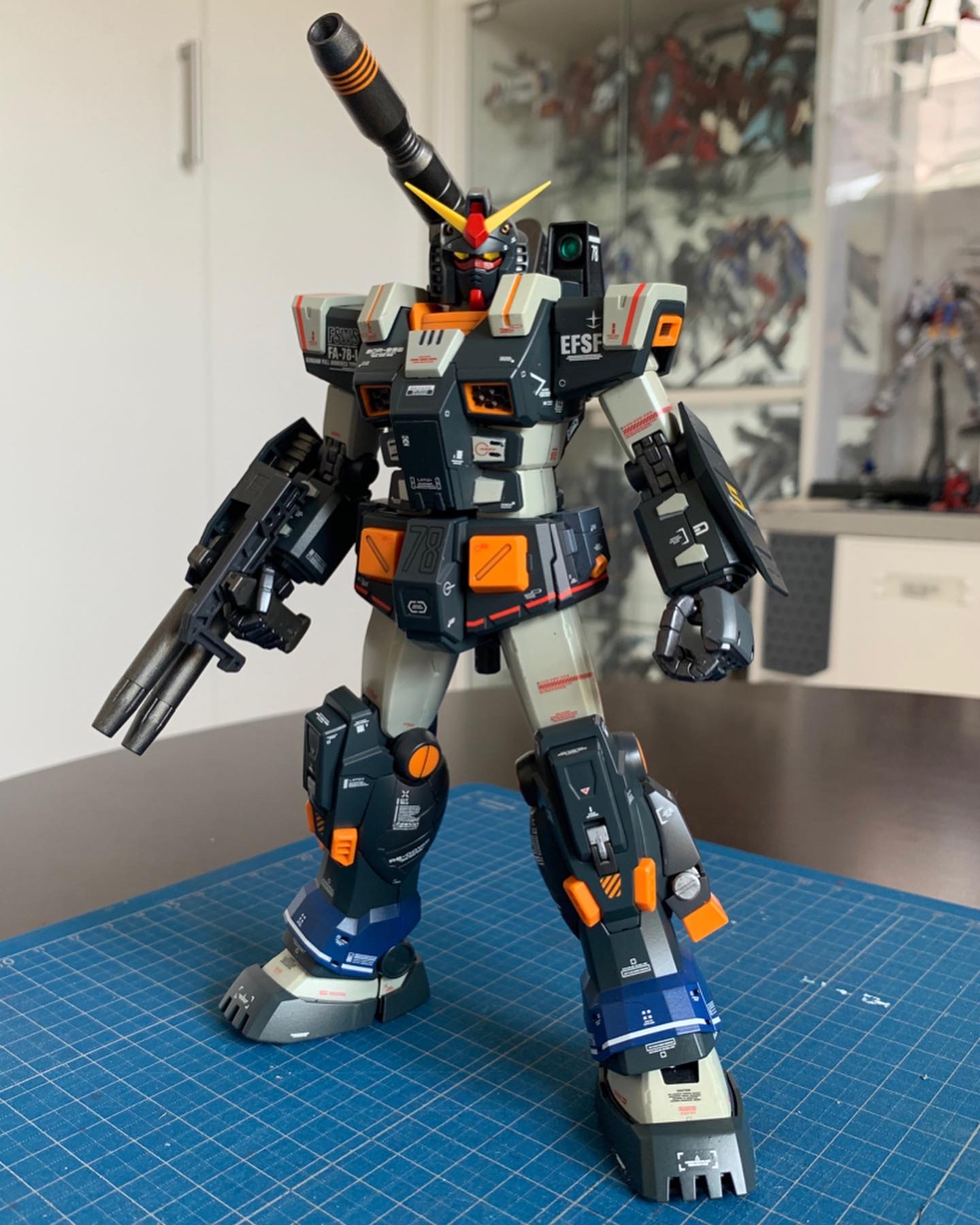 MG フルアーマーガンダム ブルーVer｜147shinさんのガンプラ作品