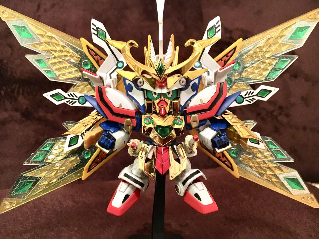 爆熱の陣 極。
知る人ぞ知る綺羅鋼のウイング装着できます。武威凰の当時品をメルカリでたまたまお手頃価格で手に入れられました。