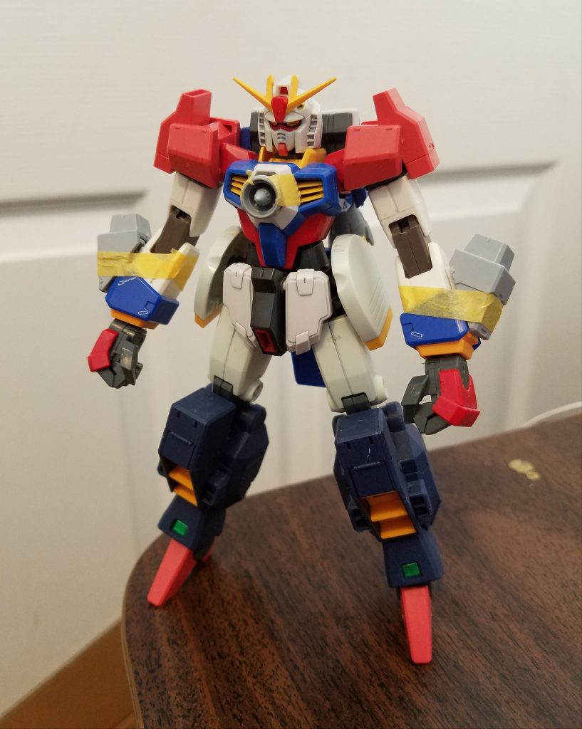 Initial test fit of the parts