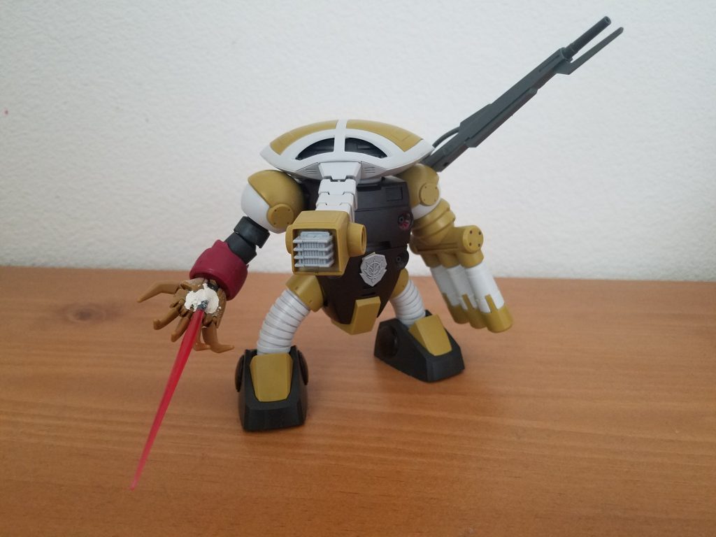 I ended up removing the Zeon embkem from the torso by the end.