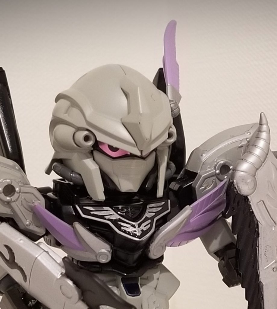 塗装をするとみるみるシナンジュスタインに!グレーはガルグレーで塗装しています