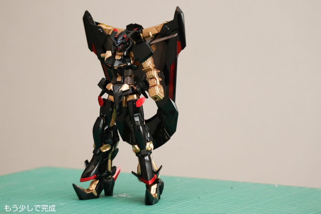 右腕や拳以外できてた頃の。