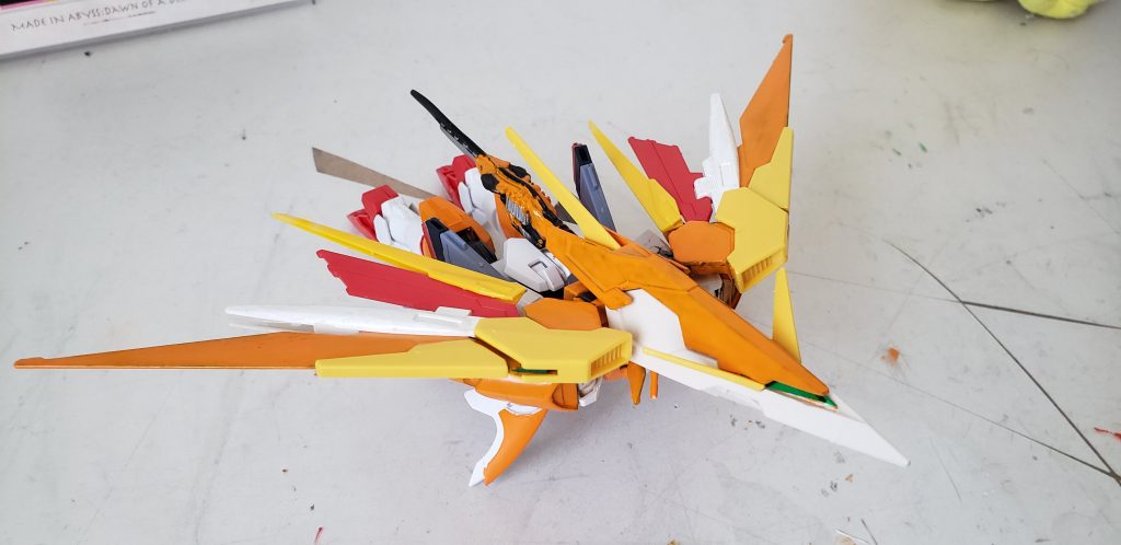 フェニックスモード
バーニングソウルの飛行形態。
飛行時はウィングカッターとサンカッターですれ違い様に敵機を切り裂くのが主な戦い方だ。
目的地へ急いでいるときなどはこの形態を使用する。