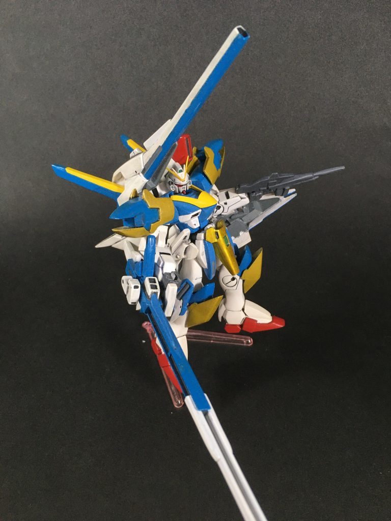 B-CLUB V2アサルトガンダム 1/144 V2アサルトバスターガンダム(旧キット+B-CLUB改造パーツ