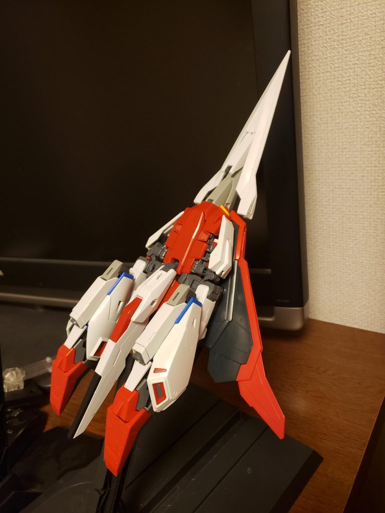 最初はストライクZを作ろうとやってましたがSガンダムに装備させました（笑）