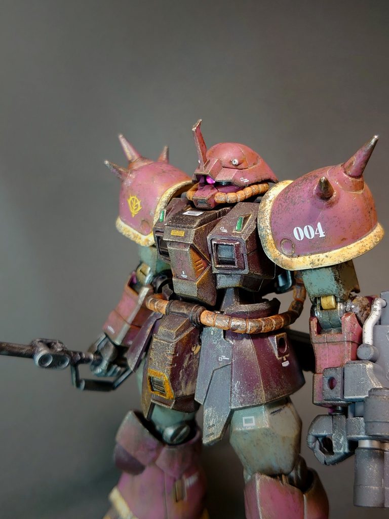 バストアップ。マルコシアス隊エムブレムは貼りませんでした。バトオペ仕様ということで…。