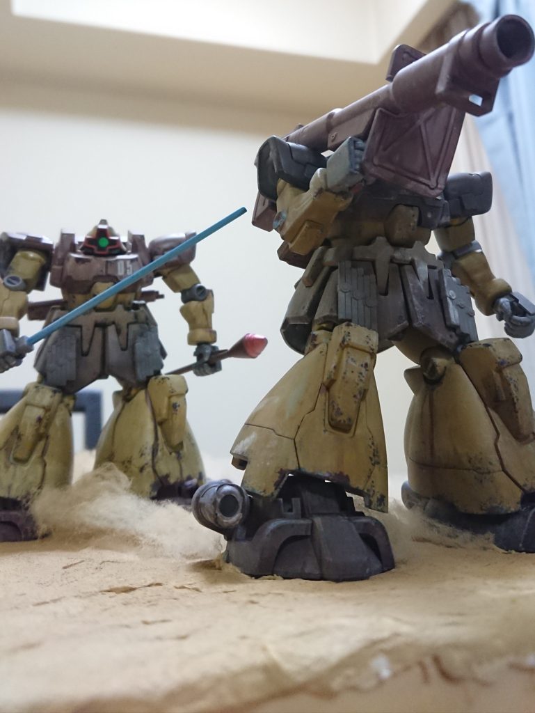 去年くらいに作ったやつだけど、粉塵をもっと盛ればよかったなぁ