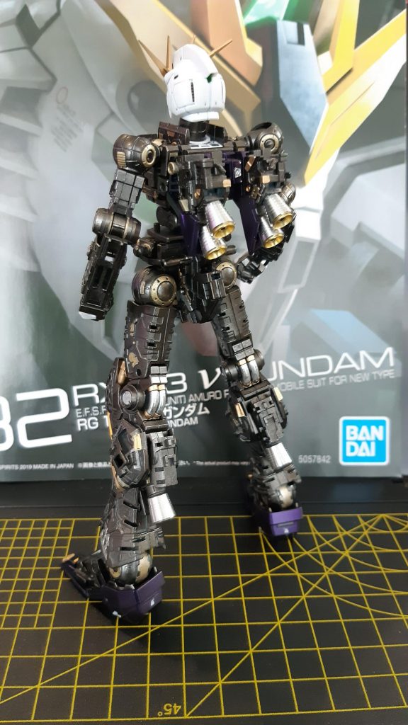 RG νガンダム(製作途中–3枚目/制作者:akasoo