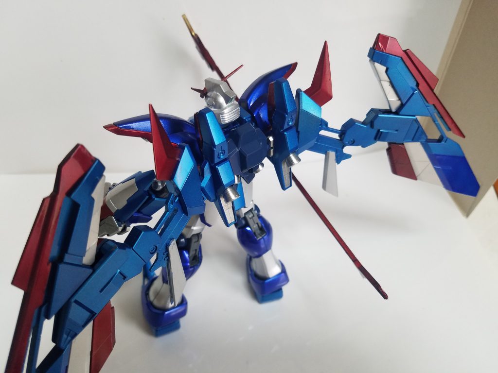 ルーセット装備　展開形態
翼を広げるとかなりの大きさです(;゜0゜)ﾃﾞｶｲ