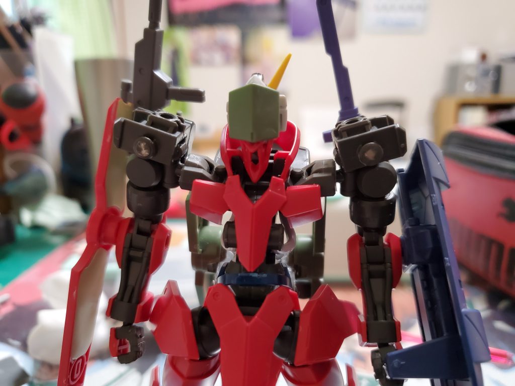 肩にはASの股関節パーツを使ってます。