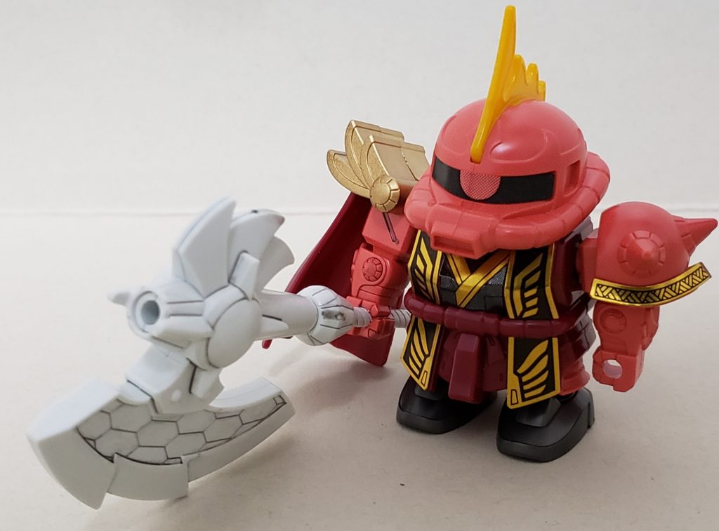 司馬炎ザクⅡ
三国伝で一番小さいサイズ。
黄 イエロー(黄) 水性ホビーカラー
金 レッドゴールド
墨入れ ブラック