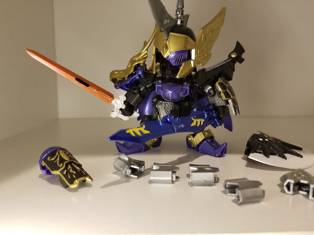 剛天剣の封印と星闇斧の枷を外し、轟より贈られた牙王剣・天と牙王剣・星を解放した姿。打って変わって華麗な剣さばきを見せる