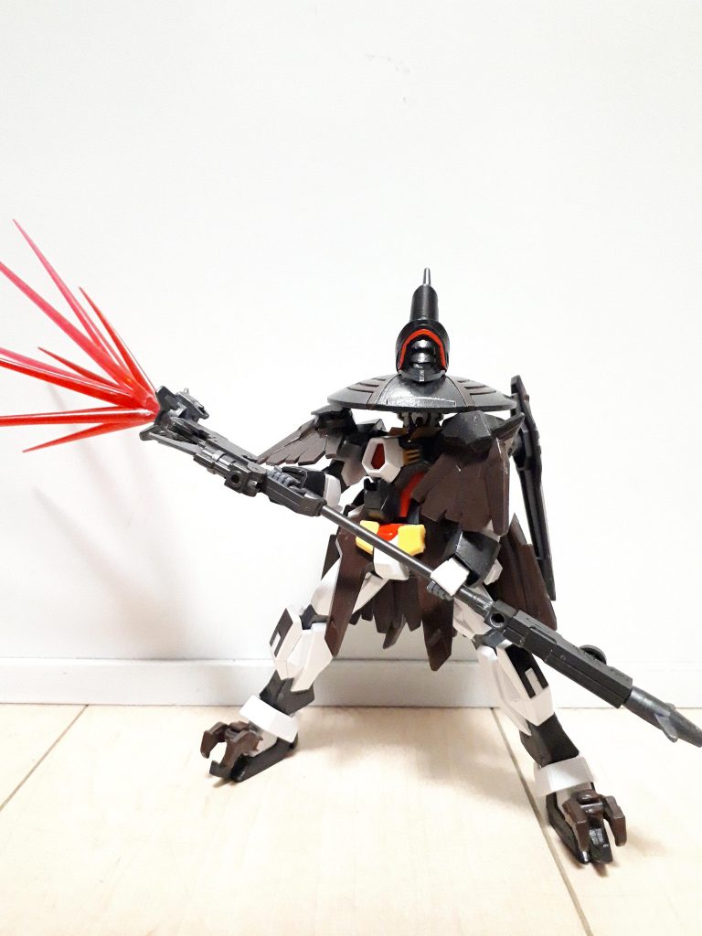 専用武器ビームブルームです
所謂「魔女のほうき」で、薙ぎ払うのに特化してそうです