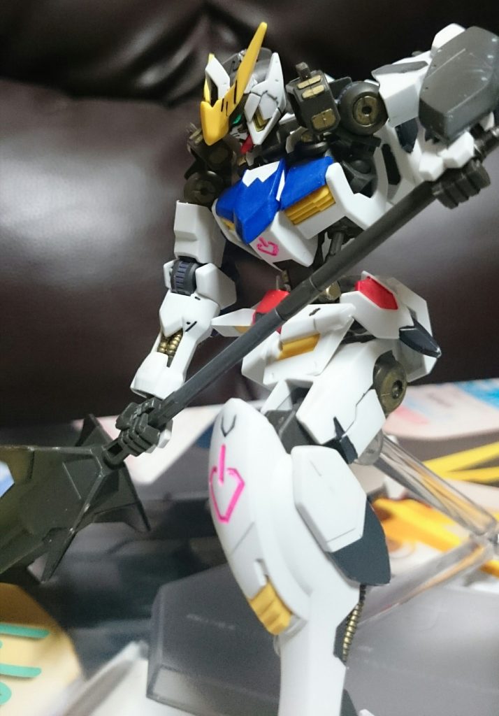 地上から飛び出すバルバトスにはインパクトがあったっスねぇ。