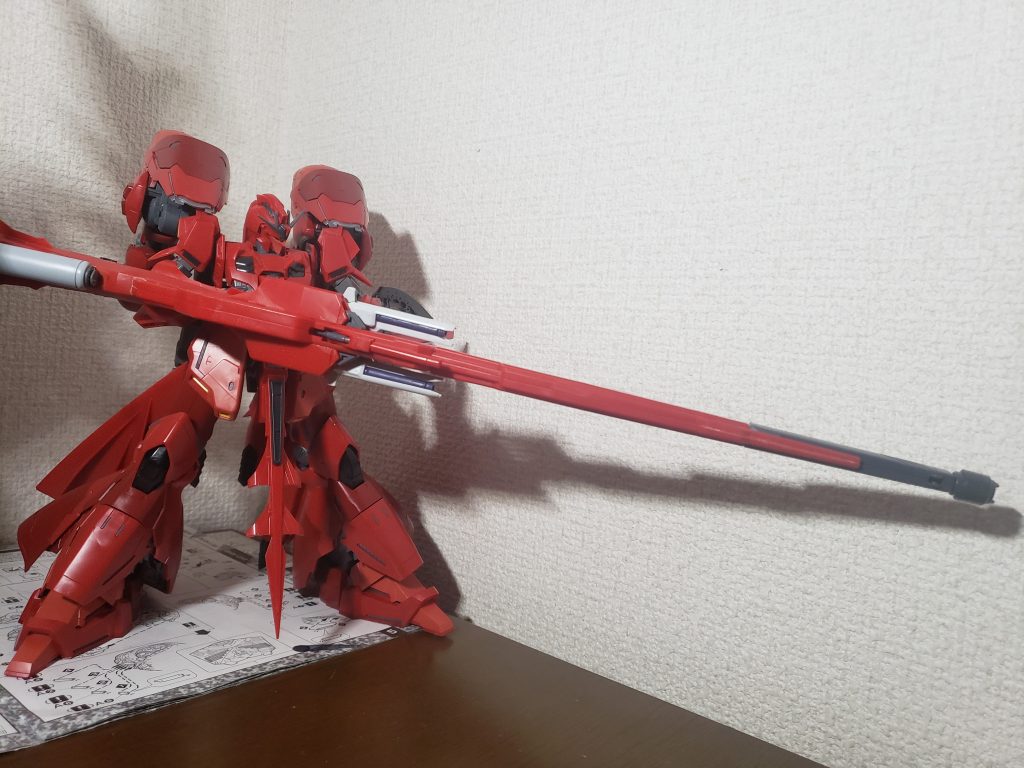 立ち姿とっても長い自家製ビームスマートガン〜