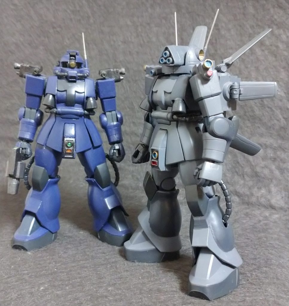 ザク強行偵察型とツーショット