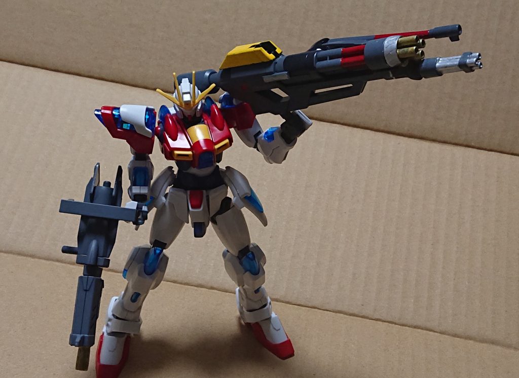 ジャイアントショット
中距離から近距離で威力を発揮する高火力武器。少しでも被弾した瞬間、相手は弾幕の雨嵐から抜け出せないまま鉄屑と化すであろう。