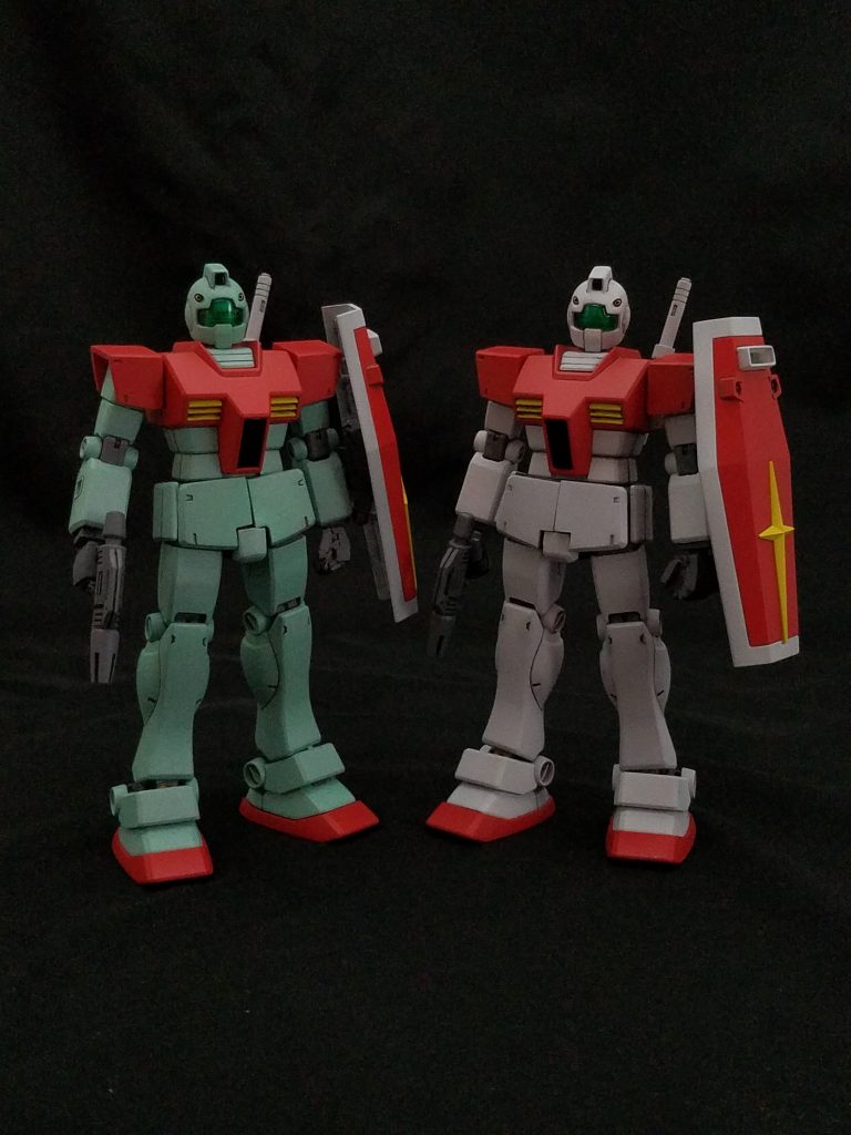 リメイク(というかほとんどリペイント)した、ジム[前期生産型]。