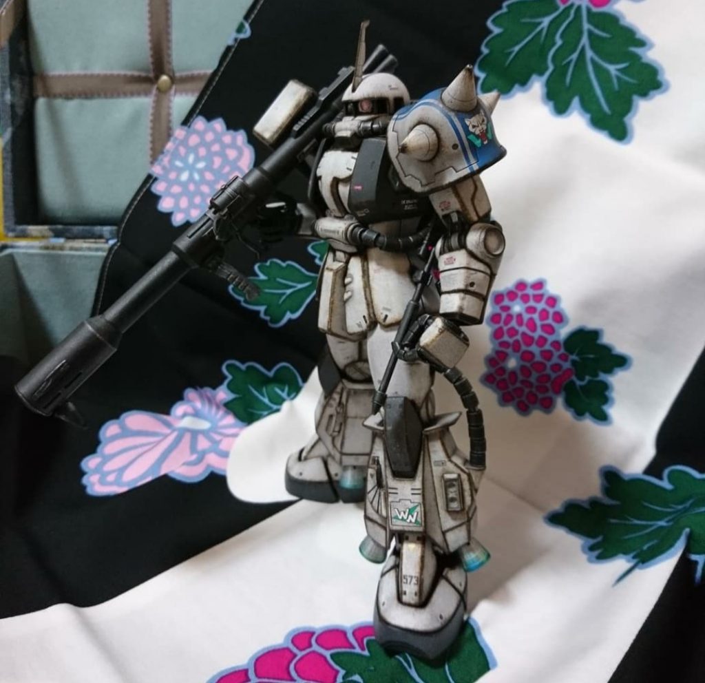 MGシンマツナガ専用ザク–3枚目/制作者：むーままのガンプラ