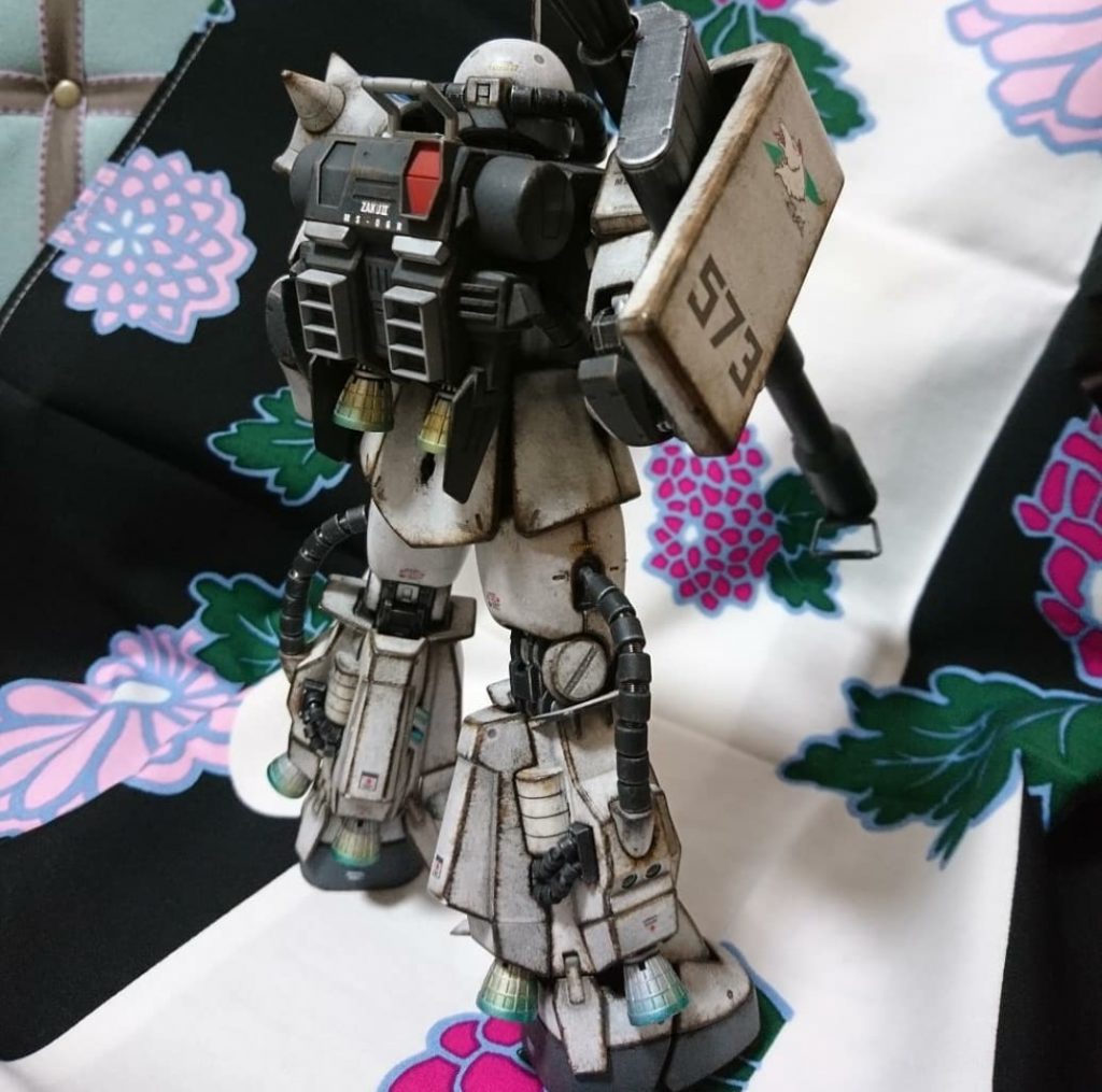 MGシンマツナガ専用ザク–2枚目/制作者：むーままのガンプラ