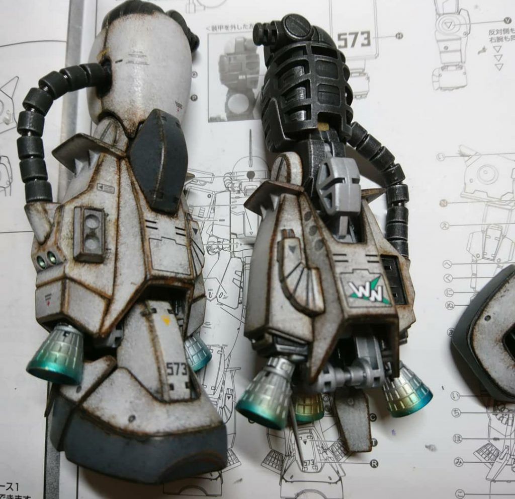 バーニアの青焼け表現を初めて覚えて嬉しくて、ついきつめに入れてしまってます(^^;