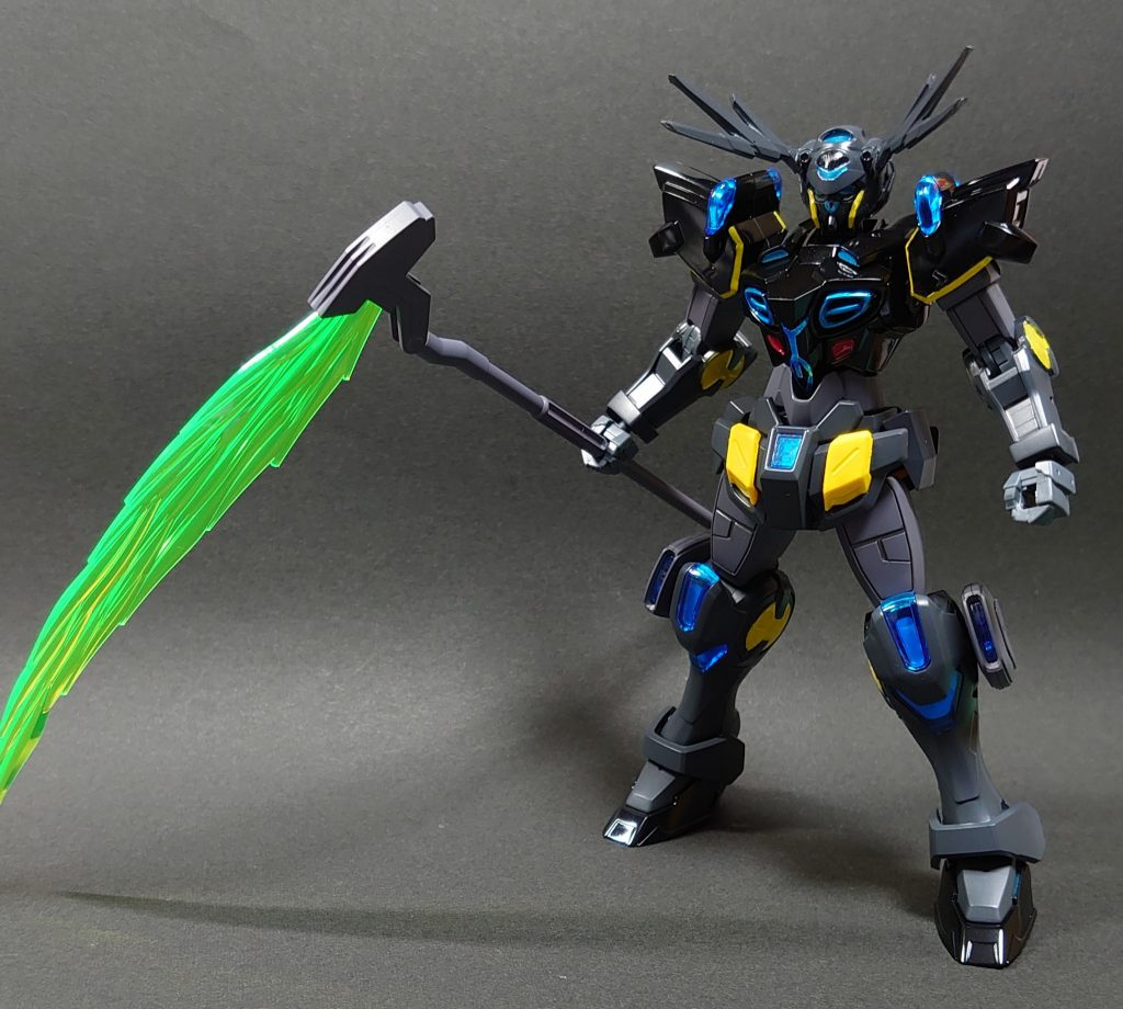 及第点···ですね。
なんとか出来ましたが、これも反省点が多い。
筆塗りがニガテ過ぎます。。

あと、わかる人はわかる、ビームサイズはちょっと違いますね(笑)