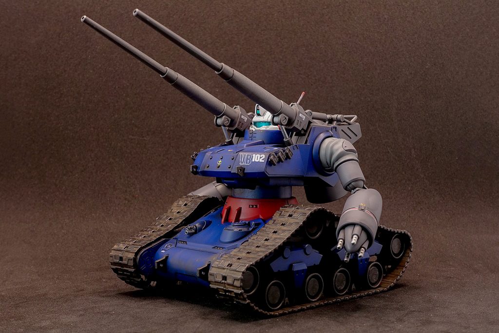 ガンタンクは手首？部分のディテールを作り直しただけ。