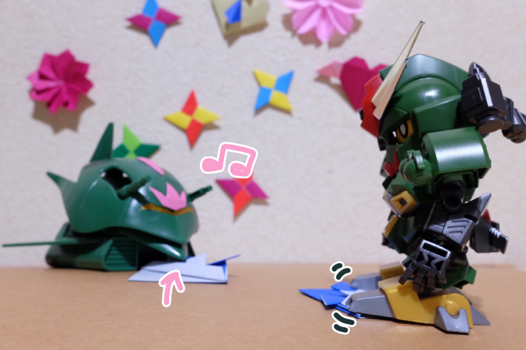 あの子:で、もう一回折るの
コマンド:もう一回……っと