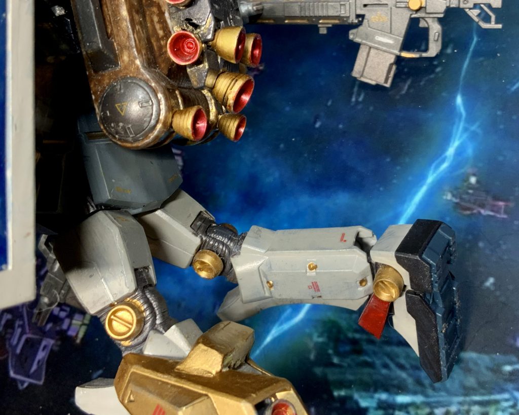 この武装で無事に魔のサンダーボルト宙域から帰還してこいよ ジム RGM-79 GM 改 サンダーボルト宙域最終決戦仕様–4枚目/制作者:sora