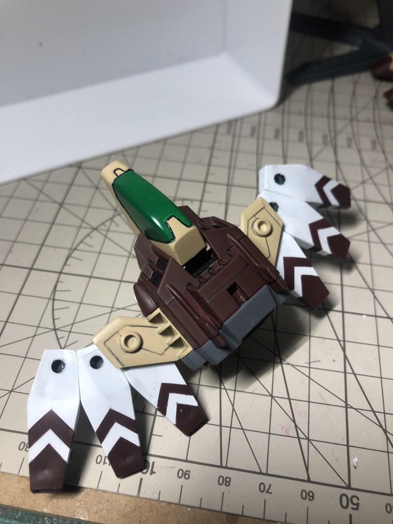 コアファイター状態にもなります。
生首状態ですけど。