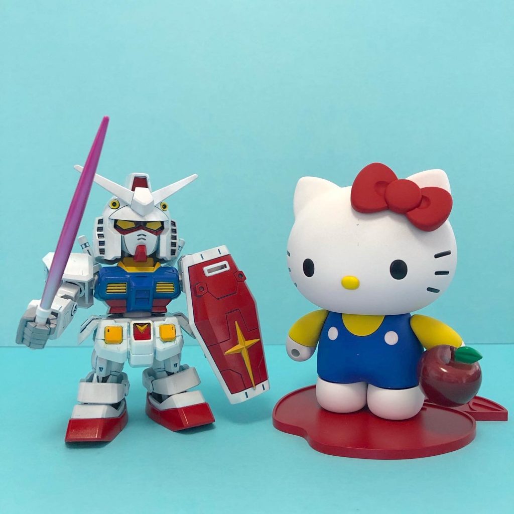 HELLO KITTY / RX-78-2 GUNDAM [SD EX-STANDARD]–2枚目/制作者：@kenbumono