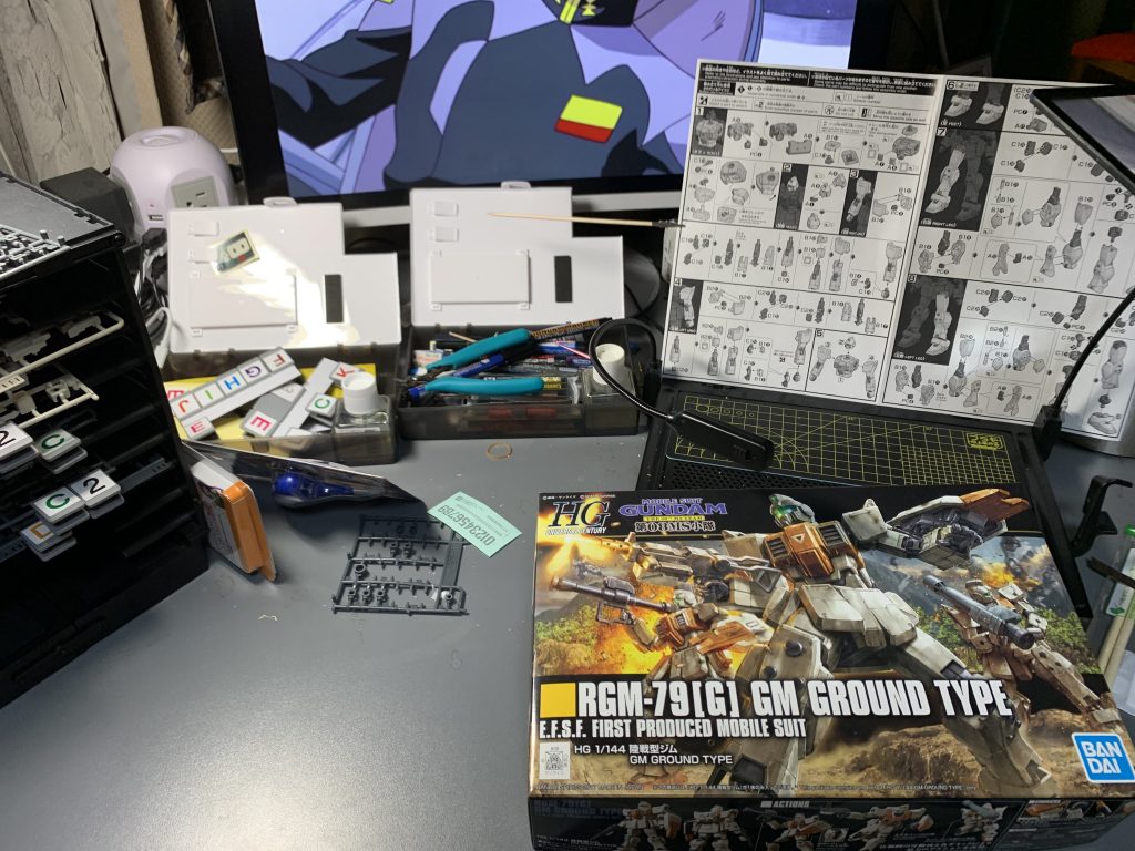 市街地戦の連邦陸軍MS小隊–2枚目/制作者：96模型店@店長ぐらむ