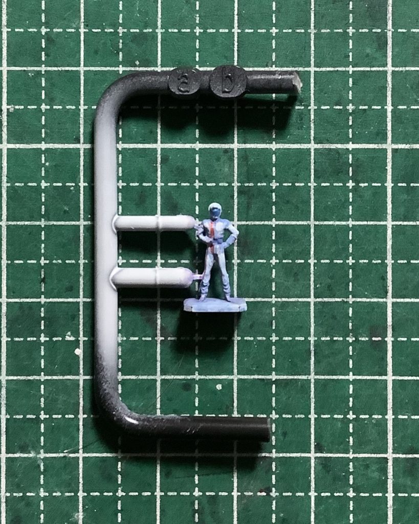 １／１４４ノーマルスーツ　アムロ筆塗り