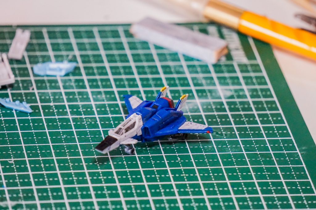 コアスプレンダー単品で。
正確ではないですが塗り分けました。
翼端灯の差し色がお気に入りです。