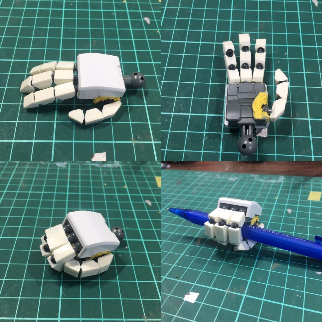 メガサイズのハンドパーツがベースです