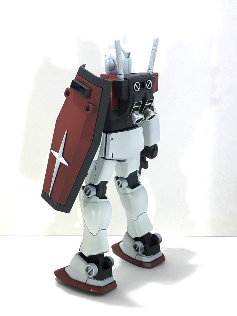 ツインサーベルに変更するにあたり、ランドセルはFGガンダムからそのままミキシング。無加工でONしました。