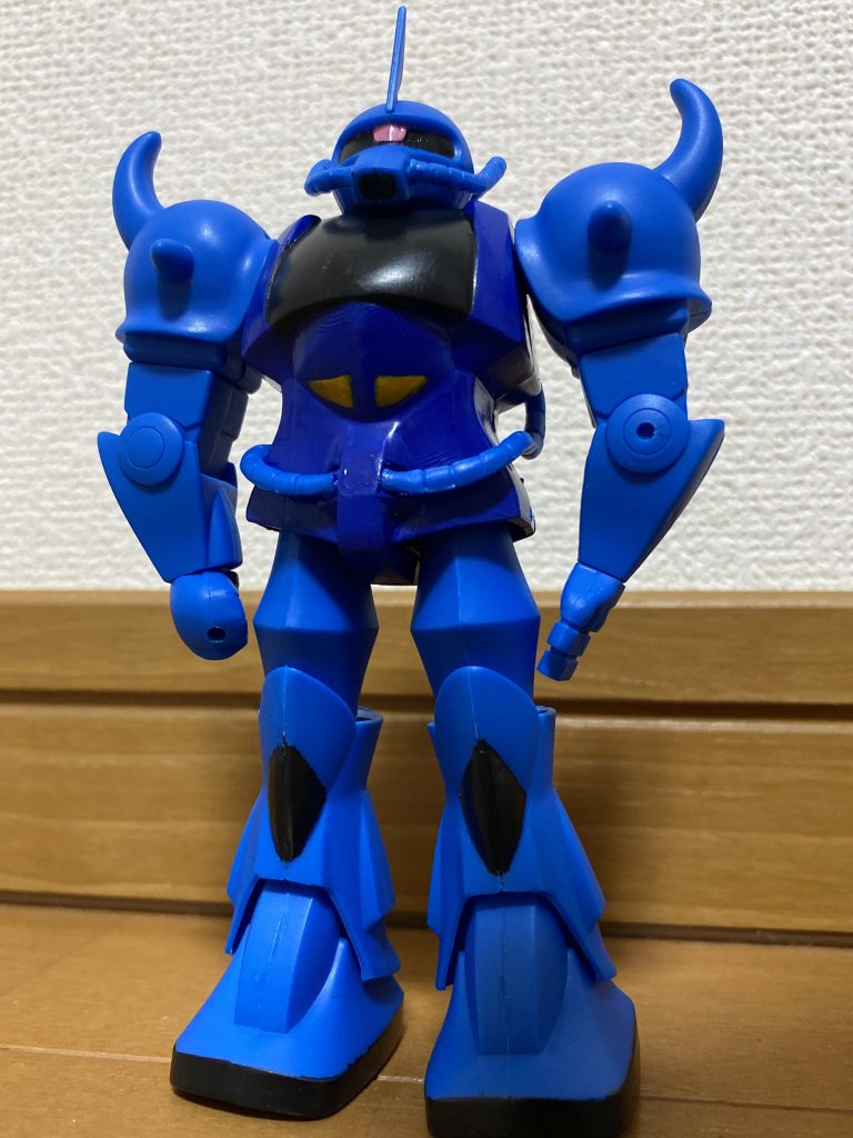 部分塗装、胴体はインディブルー筆塗りです。