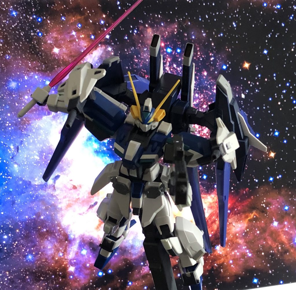 ライフル構えながら突貫。ライフルはジャハナムのを使用しました。いい感じに肩撃ちできる。