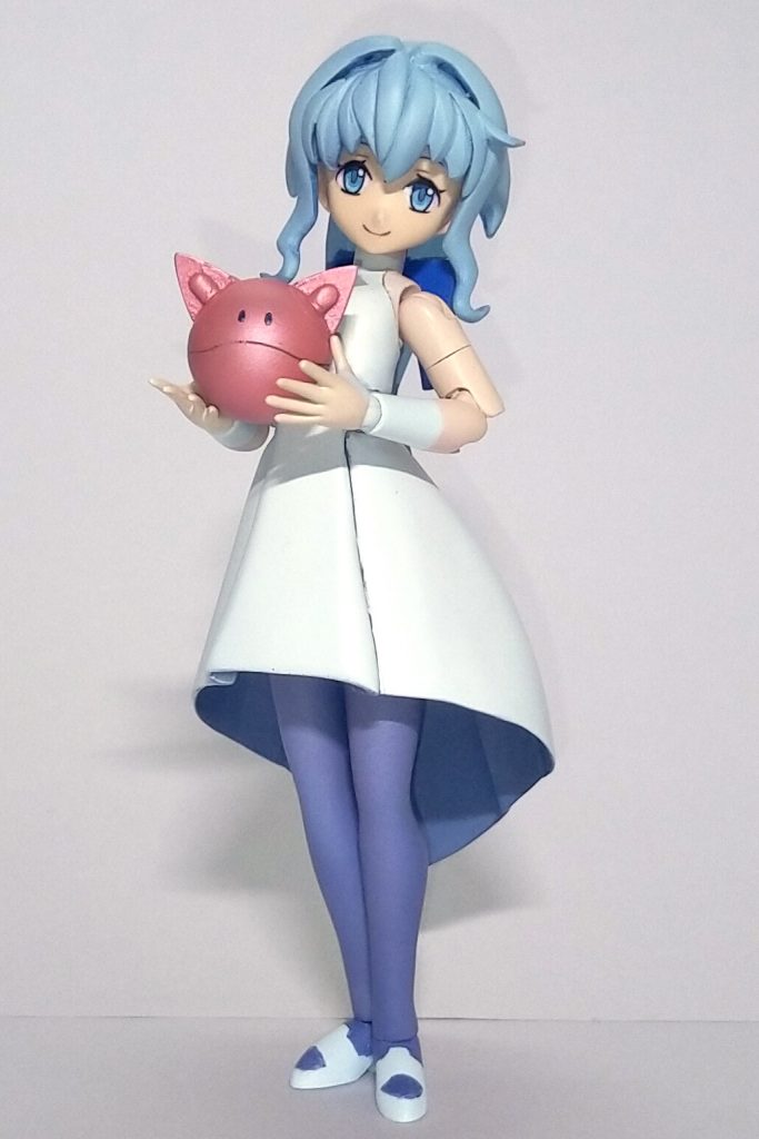 ■withモモハロ
これのためにメカニクスハロを買いました。制作自体はプラ板とランナーと瞬着パテで耳を作っただけなので一晩でつくったお手軽仕様です