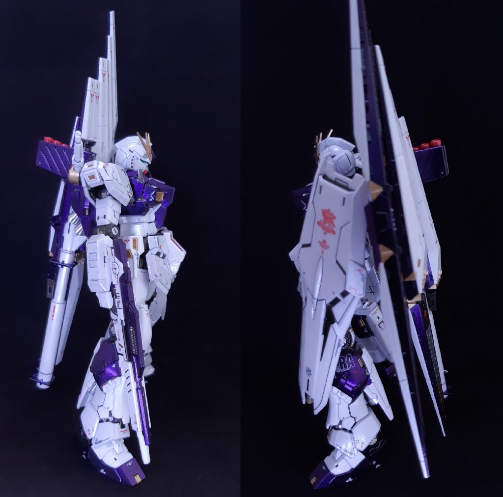 ＲＧ　νガンダム　パール塗装–5枚目/制作者：akasoo