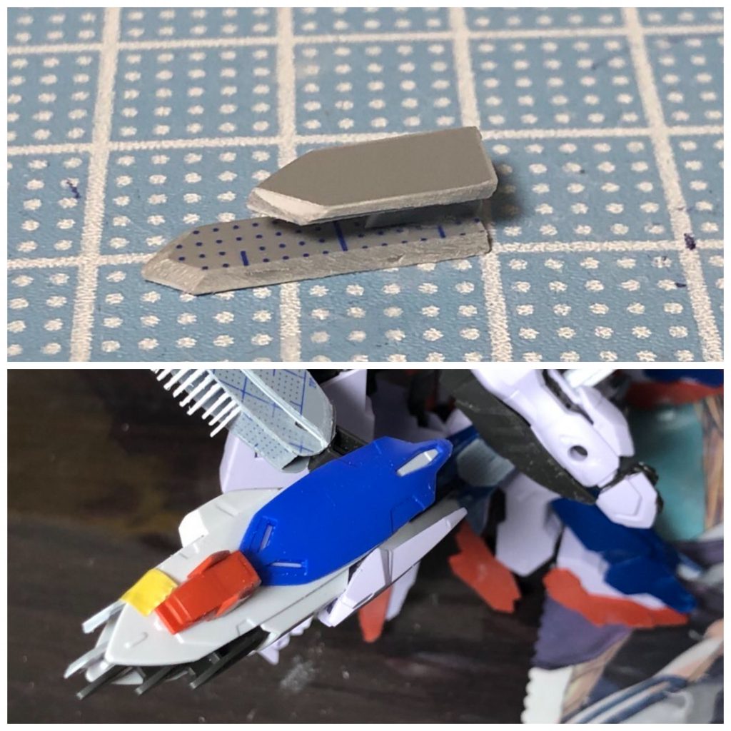 バエルのスラスターも複製して付けました。( ´ ꒳ ` )ノ