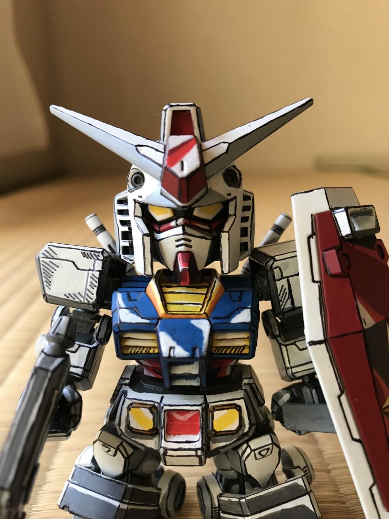 SDCS RX78-2 ガンダム　アニメ塗り–2枚目/制作者：amx00483gp04