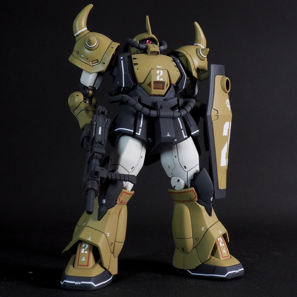 非常に組み易いキットで、無改造でも丁寧に基礎工作をすればこのクオリティーのプロトグフが手に入ります。