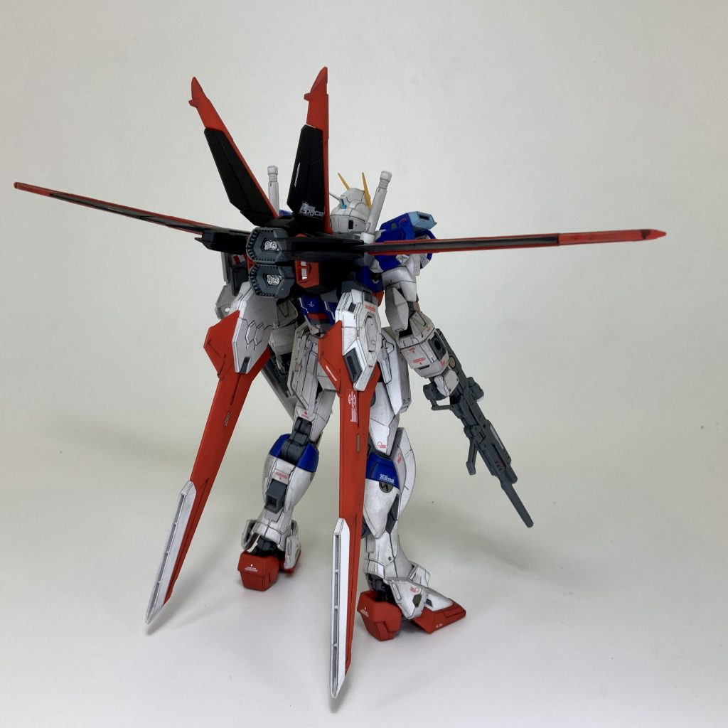 RGフォースインパルスガンダム CGイラスト風塗装–3枚目/制作者：T-self