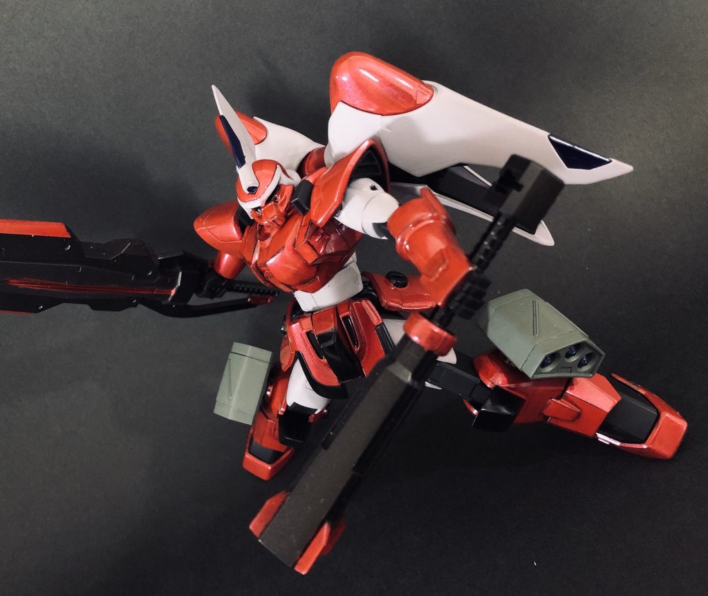 何か武装を追加したいと考えていたときに目についたもので、鈍器のようなそれが非常にマッチしそうだなと思いました。
分離状態はもちろん、