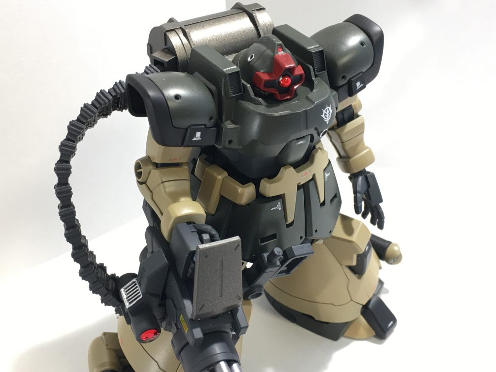 あんまりポーズは取れません。
 が、ドムはドッシリと構えているのが一番様になると思ってます。