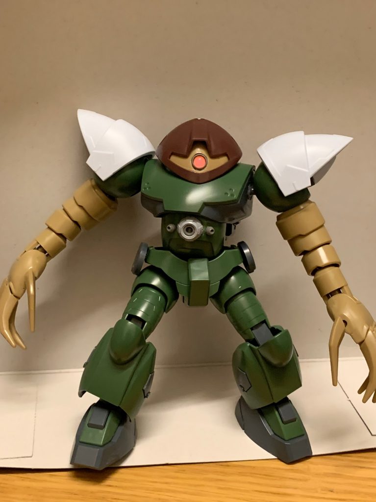 仮組。肩はギャンスロットさんから頂いてしまいました 